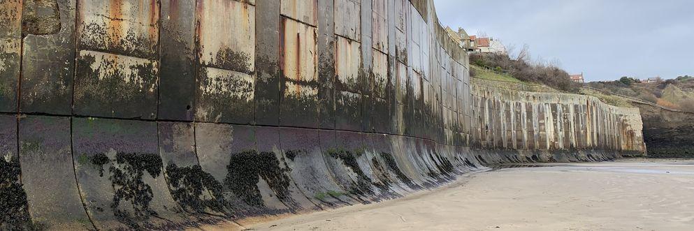 Robin Hood’s Bay sea wall - BAM