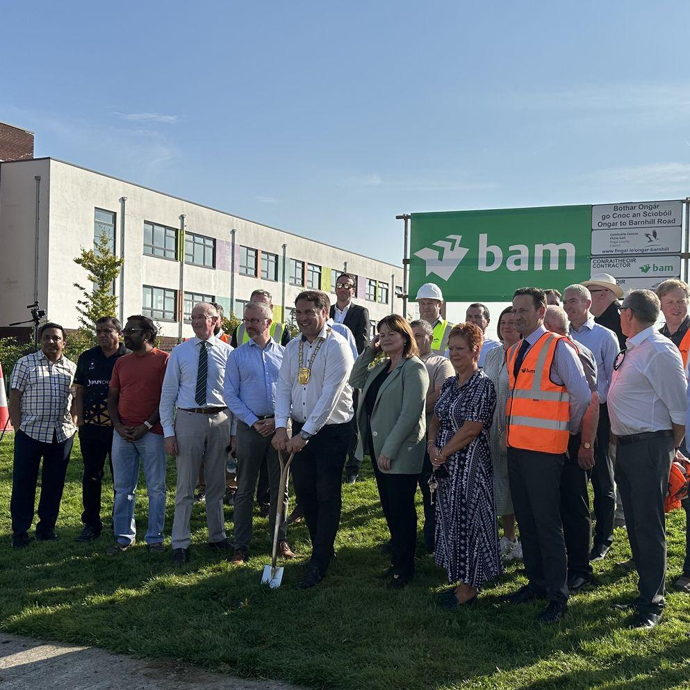 Breaking ground Ongar-Barnhill Link Road