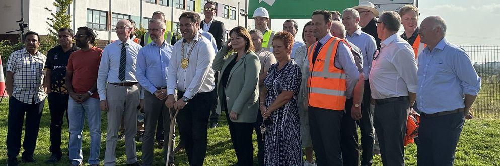 Breaking ground Ongar-Barnhill Link Road